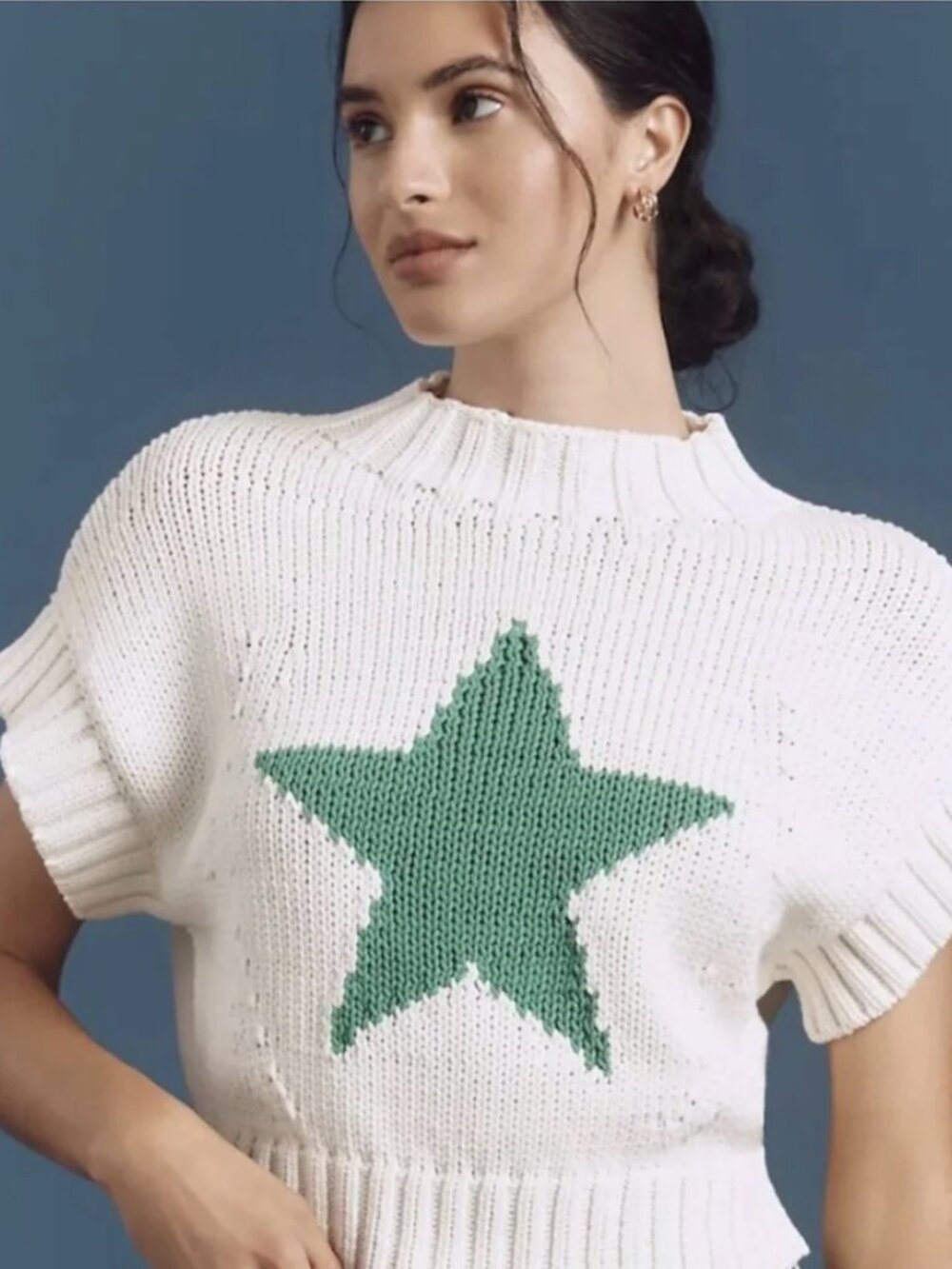Antrhopologie Maeve Pippa Mock Neck Sweater Medium ($98) NWT